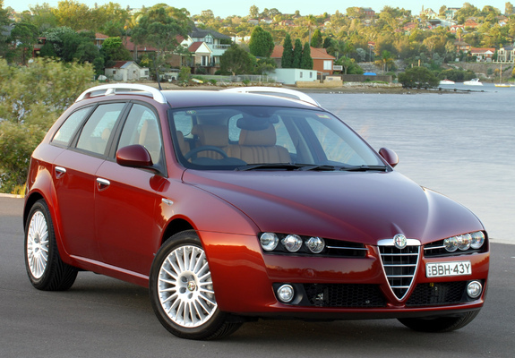 ... Alfa Romeo 159 Sportwagon 2.4 JTDm AU-spec 939B (2006–2008) photos