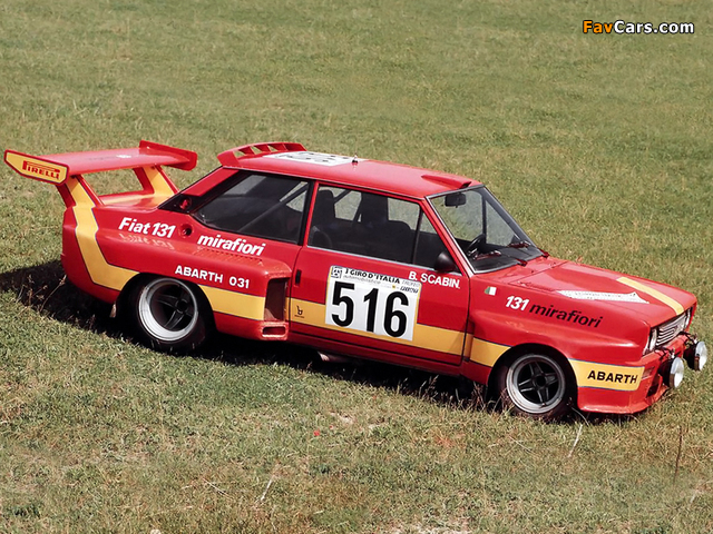 Fiat Abarth 131 Prototype SE031 (1975) photos (640 x 480)