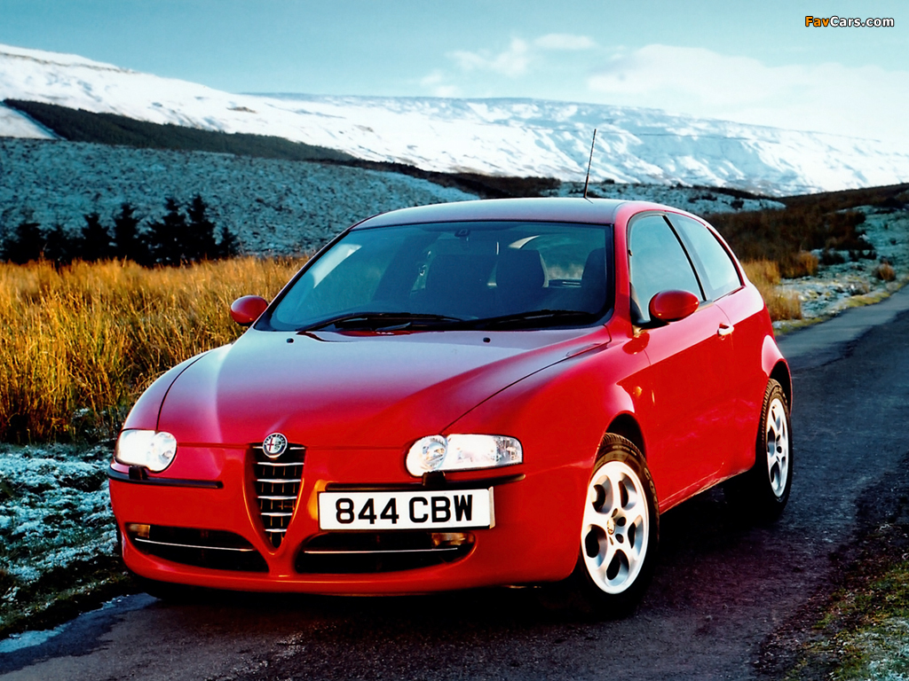 Alfa Romeo 147 3-door UK-spec 937A (2001–2004) wallpapers (1024 x 768)