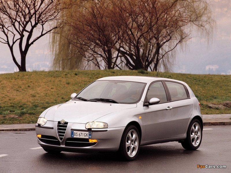 Alfa Romeo 147 5-door 937B (2001–2004) wallpapers (800 x 600)