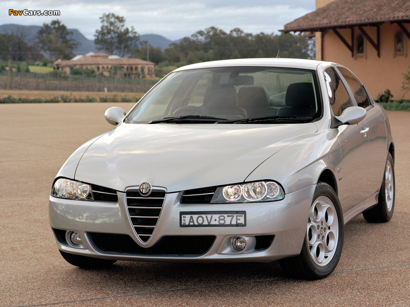 Alfa Romeo 156 2.5 V6 AU-spec 932A (2003–2005) photos (800 x 600)