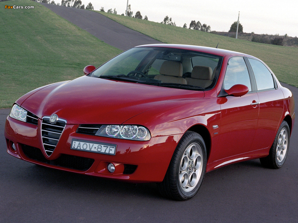 Alfa Romeo 156 2.5 V6 AU-spec 932A (2003–2005) pictures (1024 x 768)