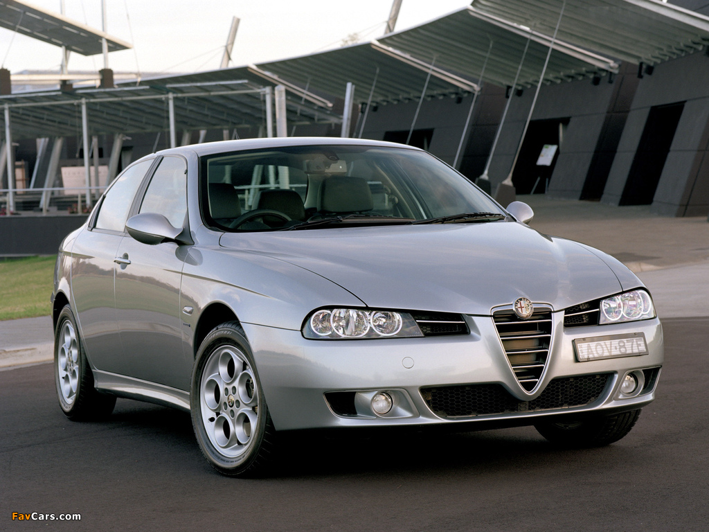 Alfa Romeo 156 2.5 V6 AU-spec 932A (2003–2005) pictures (1024 x 768)