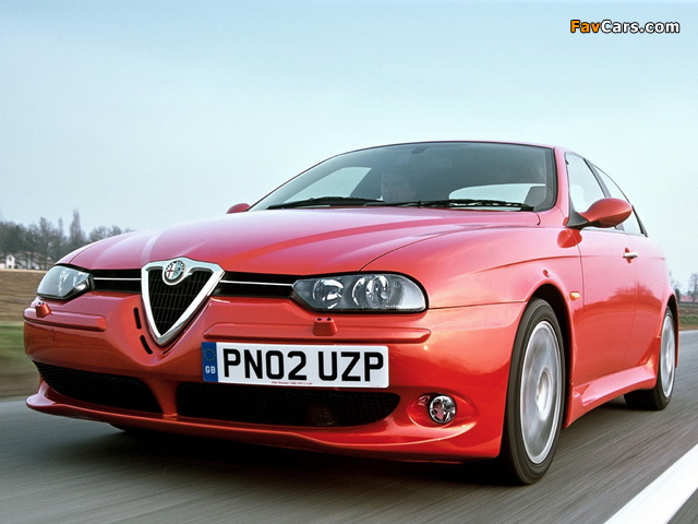 Pictures of Alfa Romeo 156 GTA UK-spec 932A (2002–2005) (640 x 480)