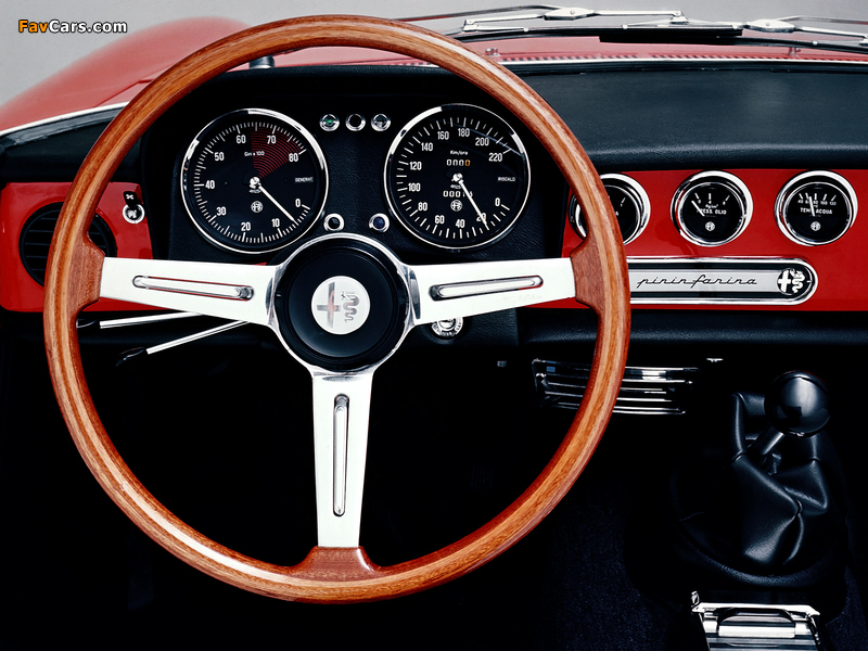 Alfa Romeo 1750 Spider Veloce 105 (1967–1969) wallpapers (800 x 600)