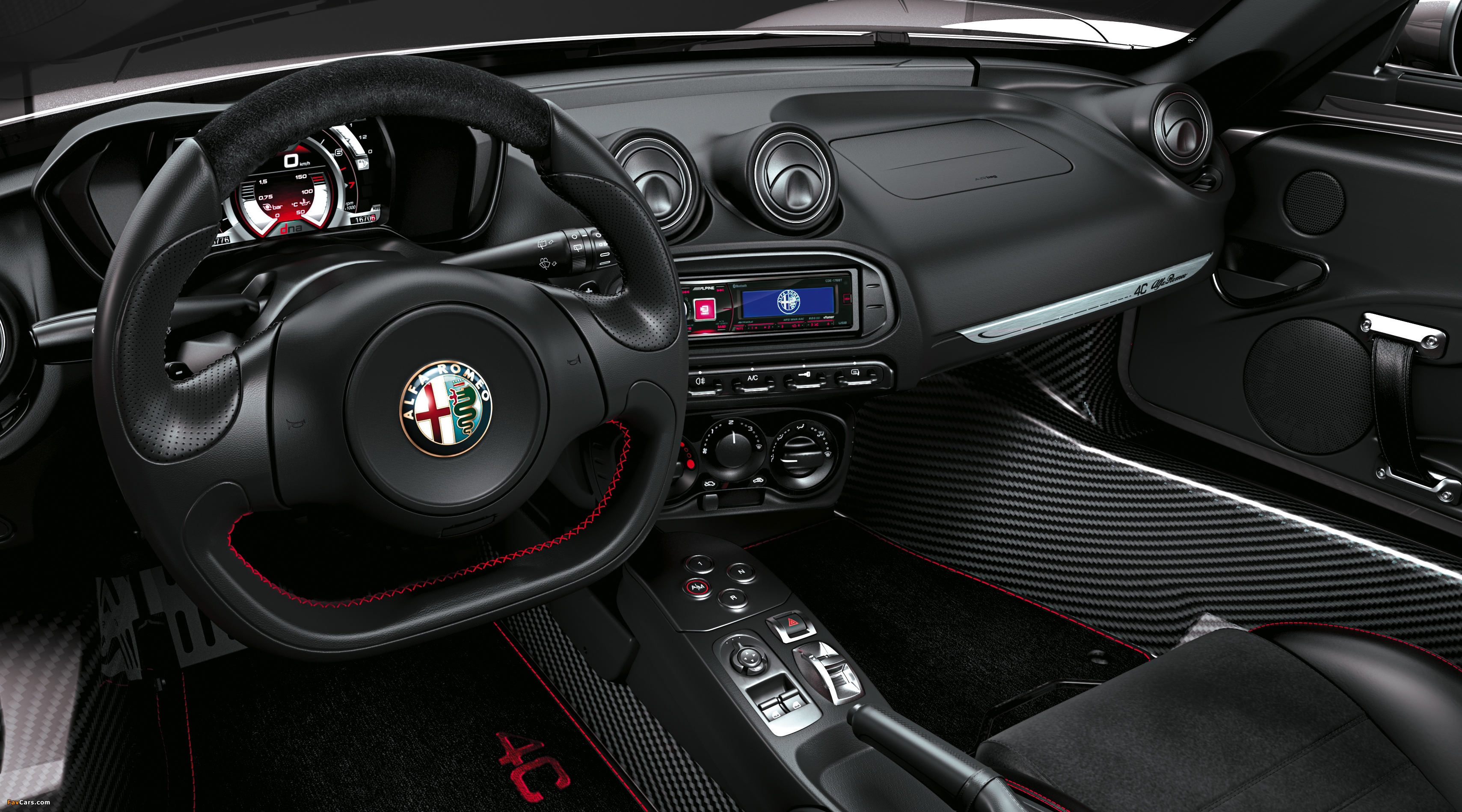 Alfa Romeo 4C Spider (960) 2015 wallpapers (3417 x 1899)
