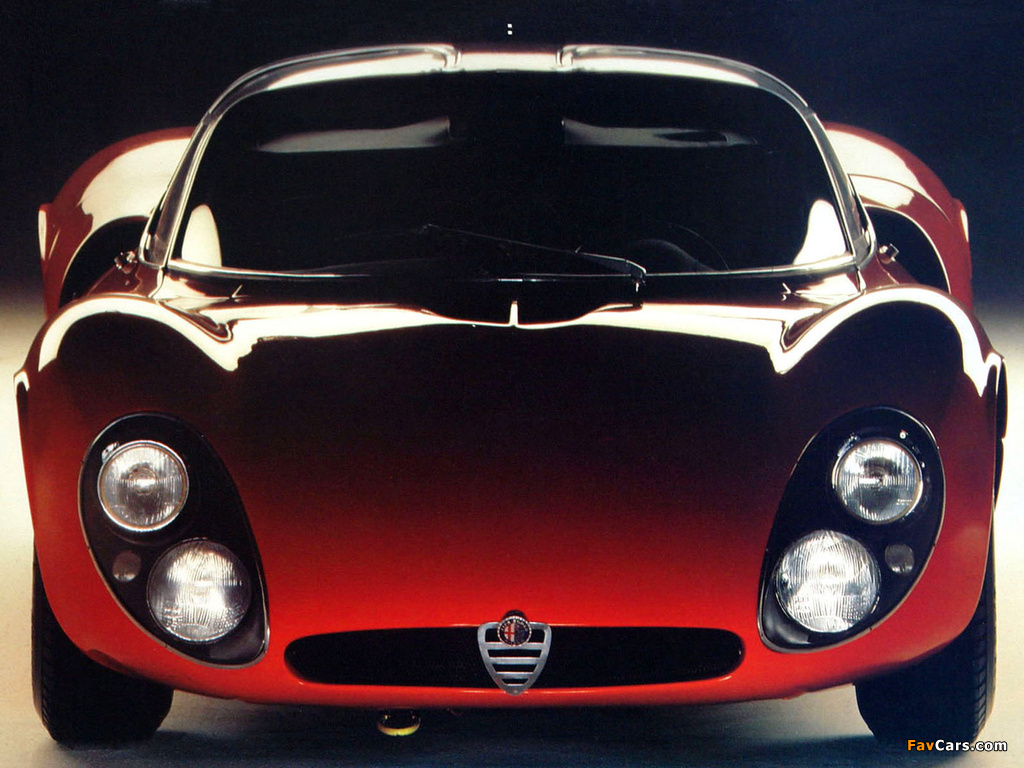 Alfa Romeo Tipo 33 Stradale Prototipo (1967) wallpapers (1024 x 768)