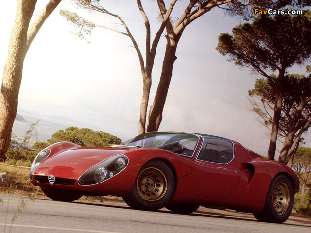 Pictures of Alfa Romeo Tipo 33 Stradale Prototipo (1967) (640 x 480)