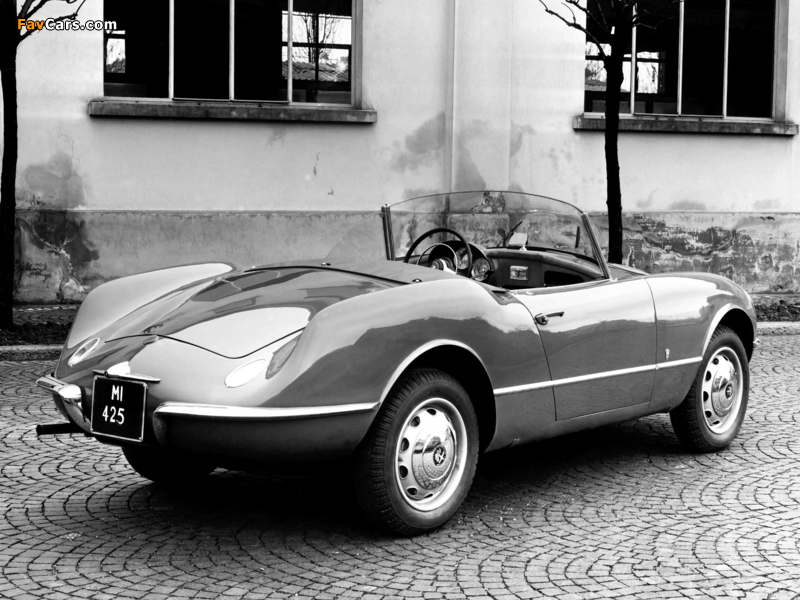 Pictures of Alfa Romeo Giulietta Sprint Spider Prototipo 002 750 (1955) (800 x 600)