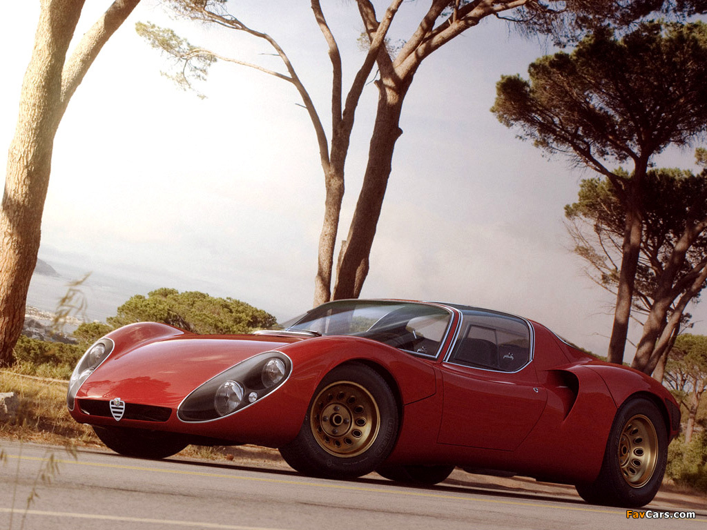 Alfa Romeo Tipo 33 Stradale Prototipo (1967) pictures (1024 x 768)