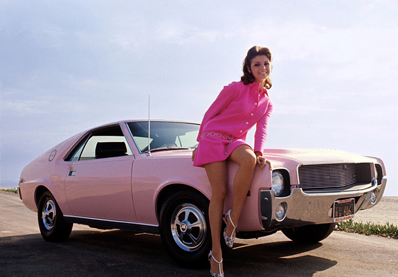 AMC AMX Playmate Pink 1969 pictures