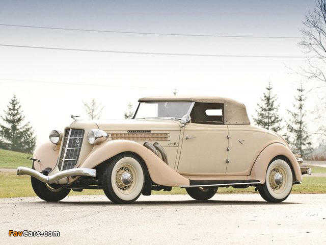 Auburn 851 SC Convertible Coupe (1935) images (640 x 480)
