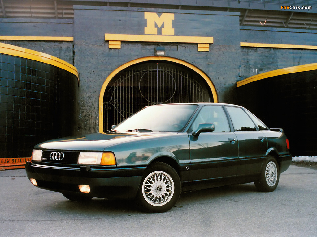 Images of Audi 80 quattro US-spec B3 (1988-1992) (1024x768)