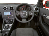 Audi A3 Sportback 2.0T S-Line UK-spec 8PA (2008–2010) pictures