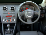Images of Audi A3 Sportback 2.0T ZA-spec 8PA (2005–2008)