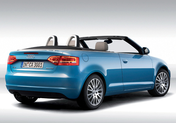 Photos of Audi A3 2.0 TDI Cabriolet 8PA (2008–2010)