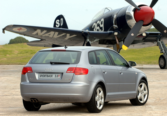 Pictures of Audi A3 Sportback 2.0T ZA-spec 8PA (2005–2008)