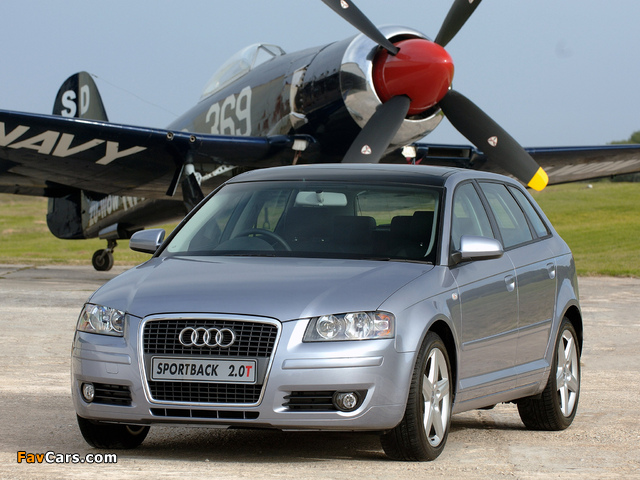 Pictures of Audi A3 Sportback 2.0T ZA-spec 8PA (2005–2008) (640 x 480)