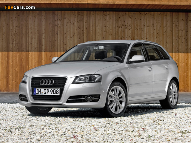 Pictures of Audi A3 Sportback TFSI 8PA (2010) (640 x 480)