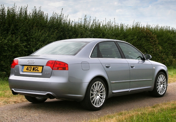 Audi A4 2.0T S-Line Sedan UK-spec B7,8E (2004–2007) images