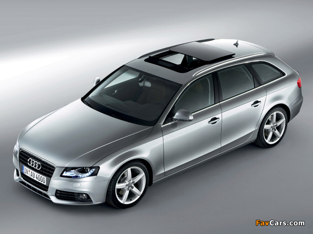 Audi A4 2.0 TDI Avant B8,8K (2008–2011) photos (640 x 480)
