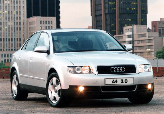 Photos of Audi A4 3.0 Sedan ZA-spec B6,8E (2000–2004)