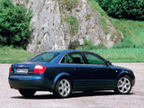 Pictures of Audi A4 2.0 FSI Sedan B6,8E (2000–2004)