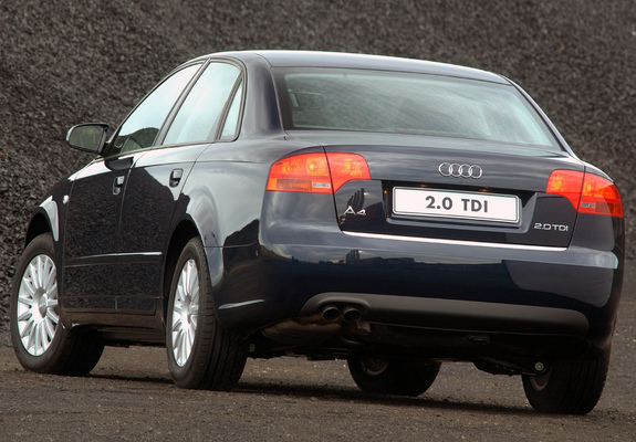Pictures of Audi A4 2.0 TDI Sedan ZA-spec B7,8E (2004–2007)