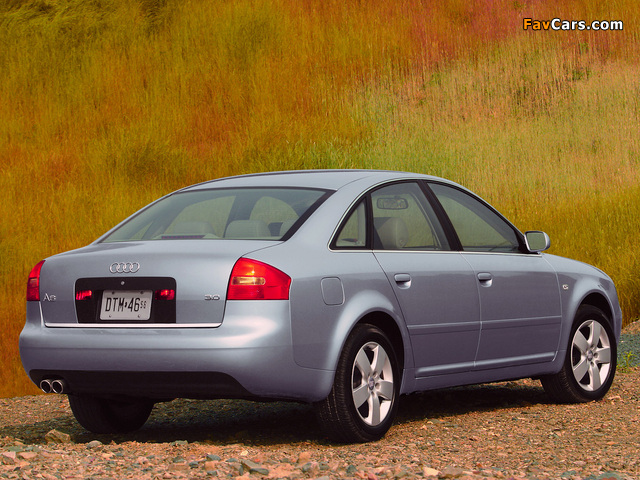 Audi A6 Sedan US-spec (4B,C5) 2001–04 pictures (640 x 480)