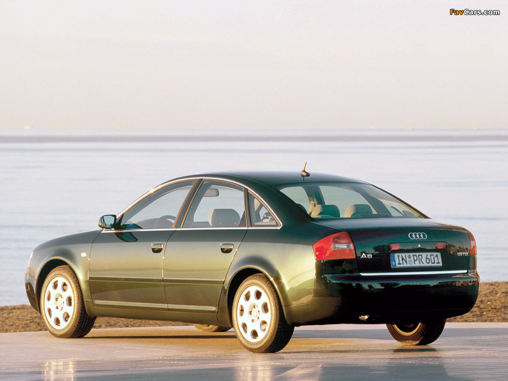 Audi A6 1.9 TDI Sedan (4B,C5) 2001–04 pictures (1024 x 768)
