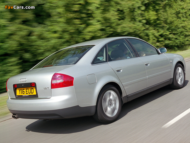 Audi A6 1.8T Sedan UK-spec (4B,C5) 2001–04 pictures (640 x 480)
