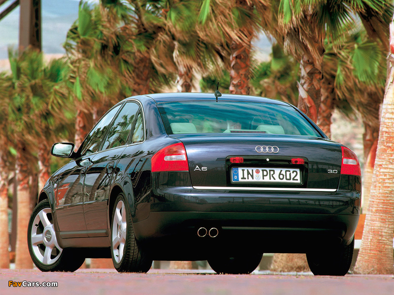 Audi A6 3.0 Sedan (4B,C5) 2001–04 pictures (800 x 600)
