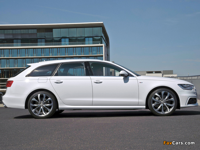 Audi A6 3.0 TDI S-Line Avant UK-spec (4G,C7) 2011 photos (640 x 480)