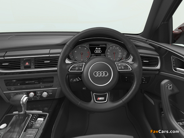 Audi A6 Black Edition (4G,C7) 2012 photos (640 x 480)