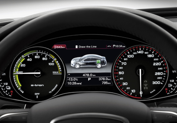 Images of Audi A6 L e-tron Concept (4G,C7) 2012