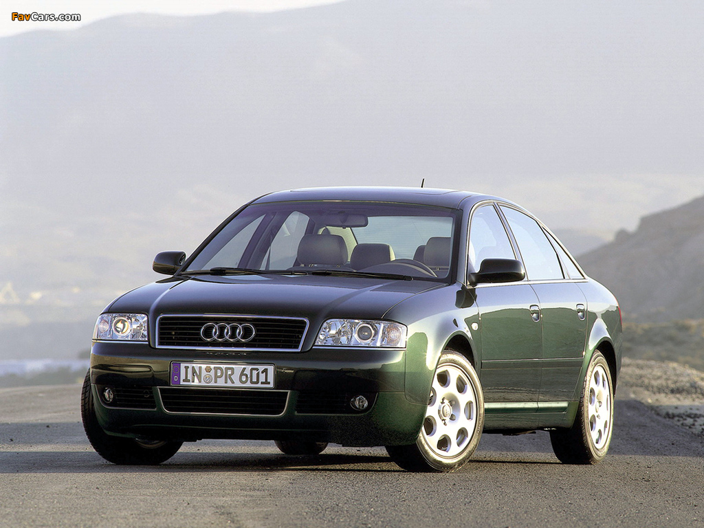 Audi A6 1.9 TDI Sedan (4B,C5) 2001–04 wallpapers (1024 x 768)