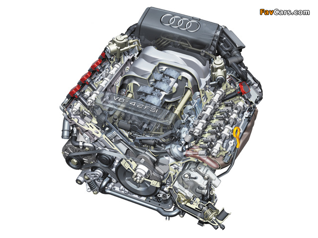 Engines  Audi 4.2 FSI (350ps) wallpapers (640 x 480)