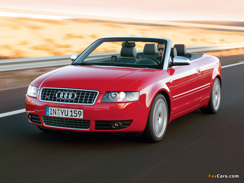 Audi S4 Cabrio (B6,8H) 2002–05 wallpapers (800 x 600)