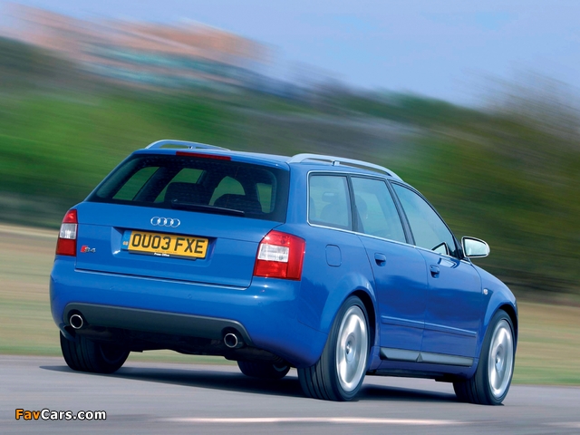 Audi S4 Avant UK-spec (B6,8E) 2003–05 images (640 x 480)