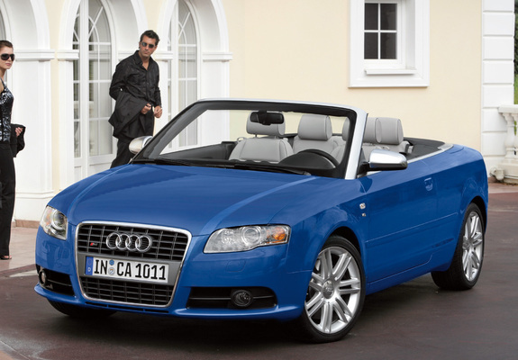 Audi S4 Cabriolet (B7,8H) 2007–08 wallpapers
