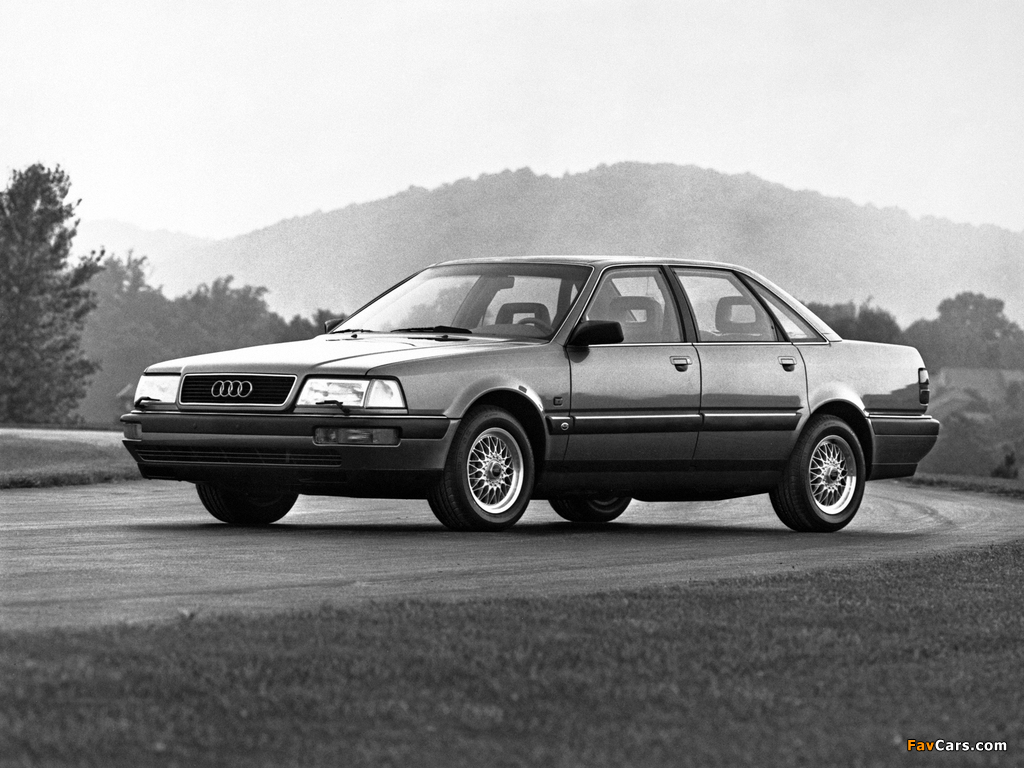 Audi V8 US-spec 1989–94 wallpapers (1024 x 768)