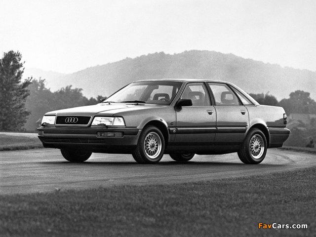 Audi V8 US-spec 1989–94 wallpapers (640 x 480)