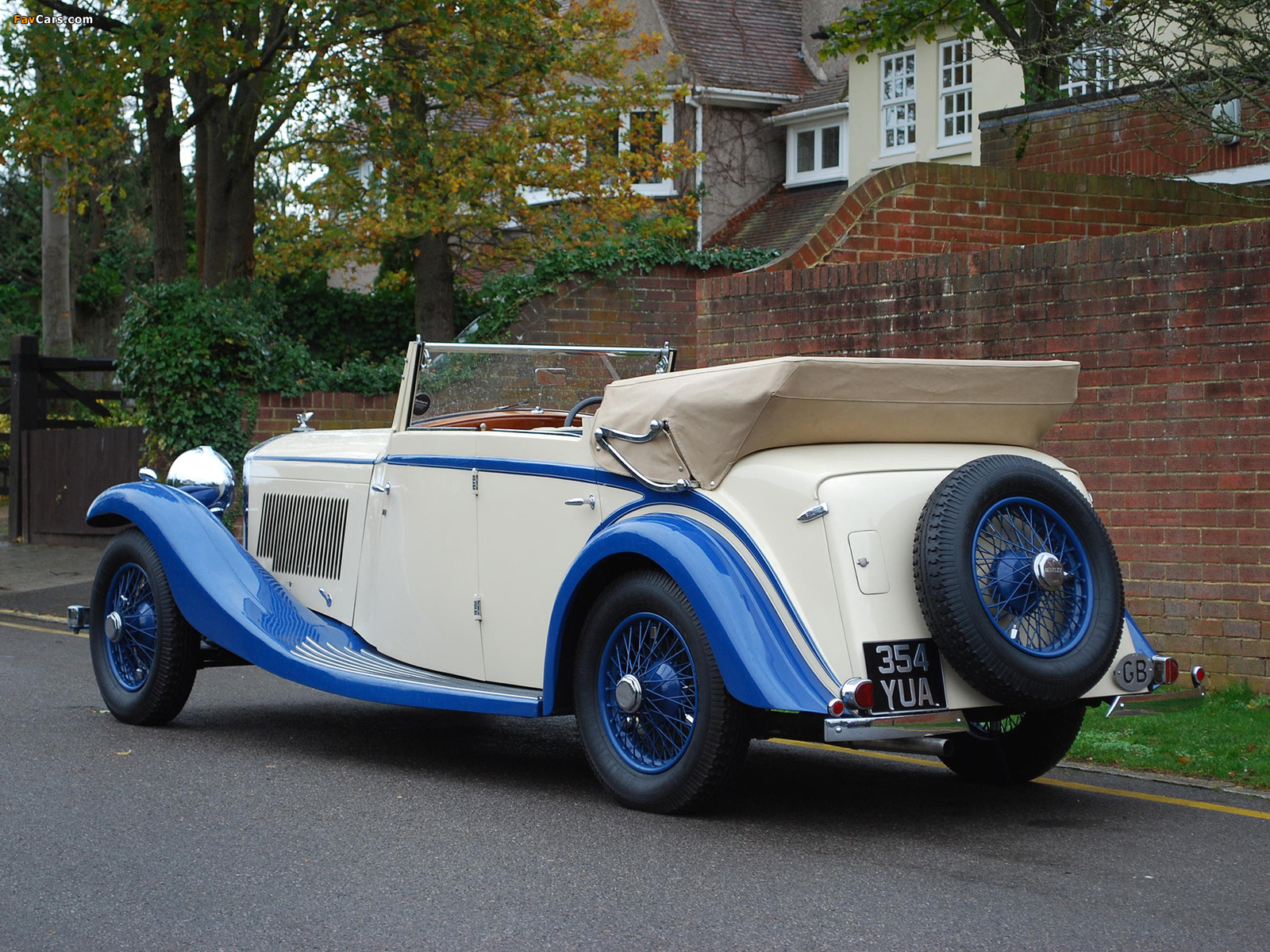 Bentley 3 ½ Litre All Weather Tourer by Mulliner 1934 pictures (1600 x 1200)