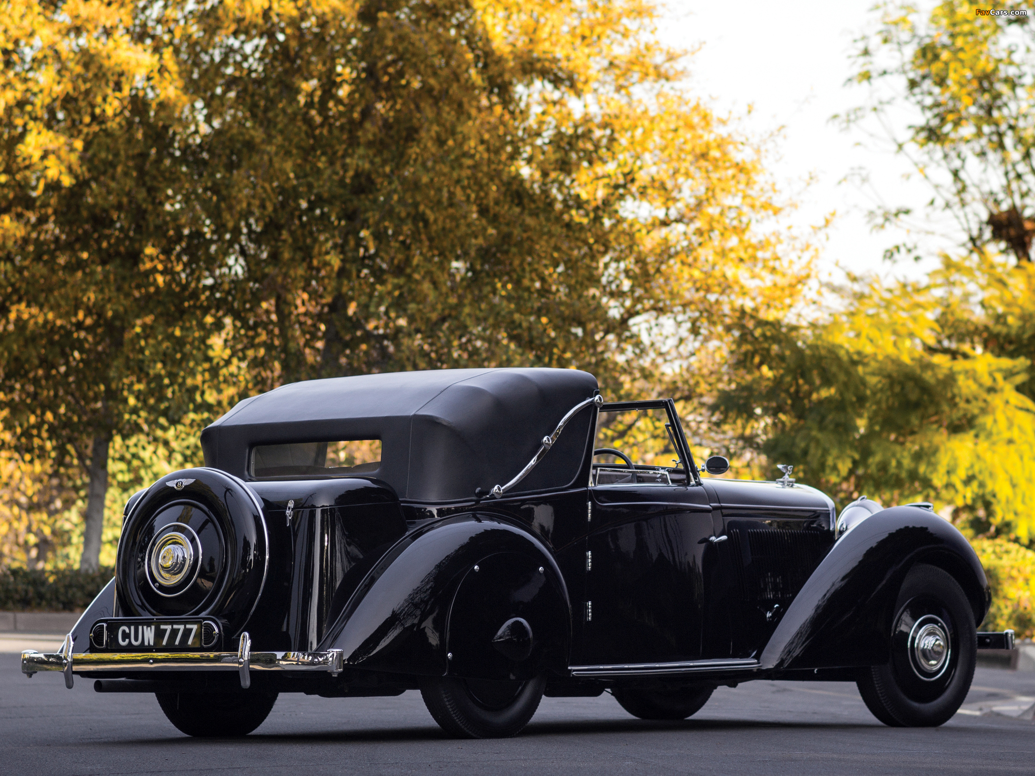 Bentley 3 ½ Litre Sedanca Coupe by Windovers 1936 pictures (2048 x 1536)