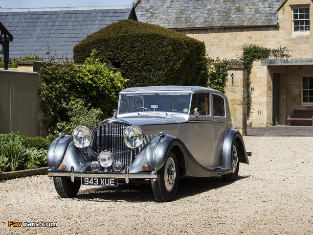 Bentley 4 ¼ Litre Sports Saloon by Mulliner 1938 photos (640 x 480)