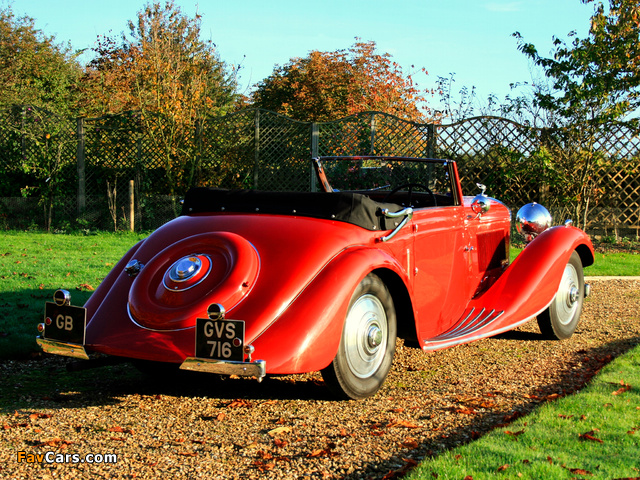 Photos of Bentley 4 ¼ Litre Drophead Coupe by Veth & Zoon 1936–39 (640 x 480)