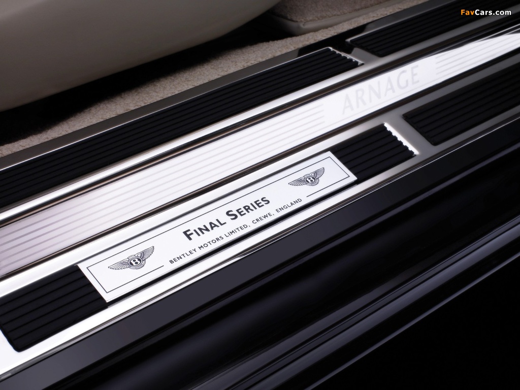 Images of Bentley Arnage Final Series 2008–09 (1024 x 768)