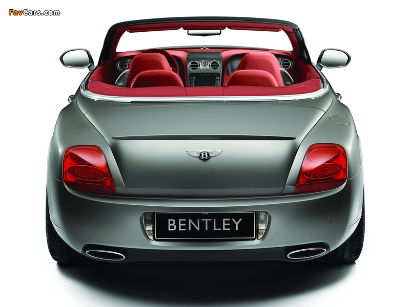 Bentley Continental GTC Speed 2009–11 wallpapers (800 x 600)