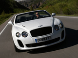 Bentley Continental Supersports Convertible 2010–11 pictures