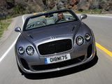 Bentley Continental Supersports Convertible 2010–11 wallpapers
